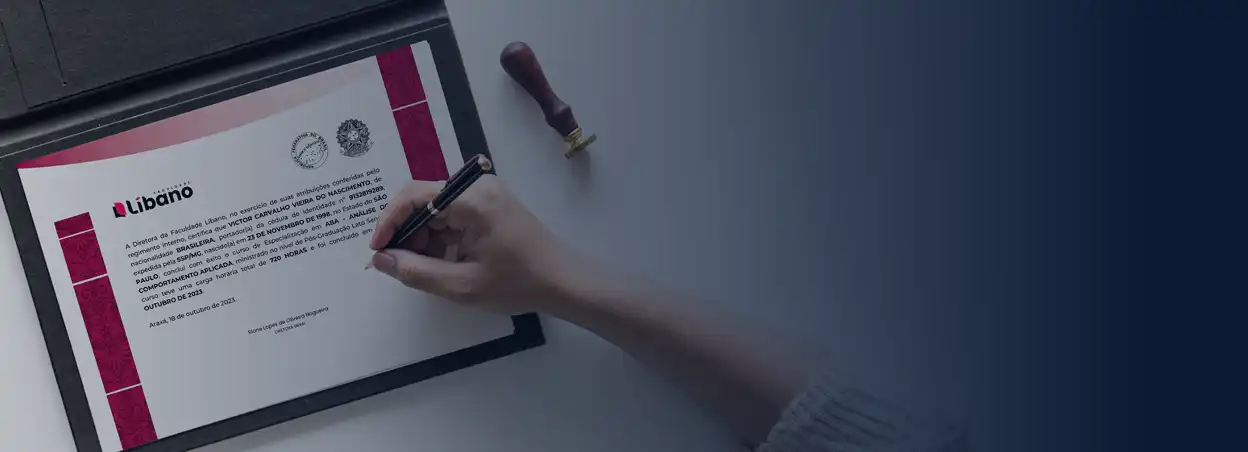 Certificado Faculdade Líbano